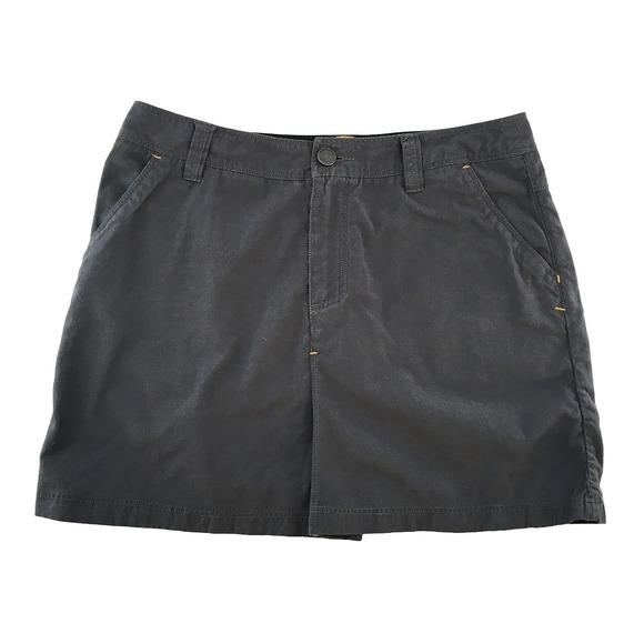 ICEBREAKER Merino Wool/Cotton Destiny Mini Skirt • 28‎ • gray - Picture 1 of 5
